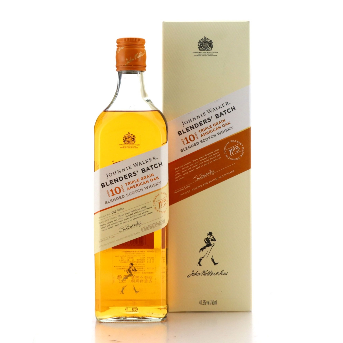 Johnnie Walker 10 Year Old Blenders' Batch #3 Triple Grain 75cl / US Import