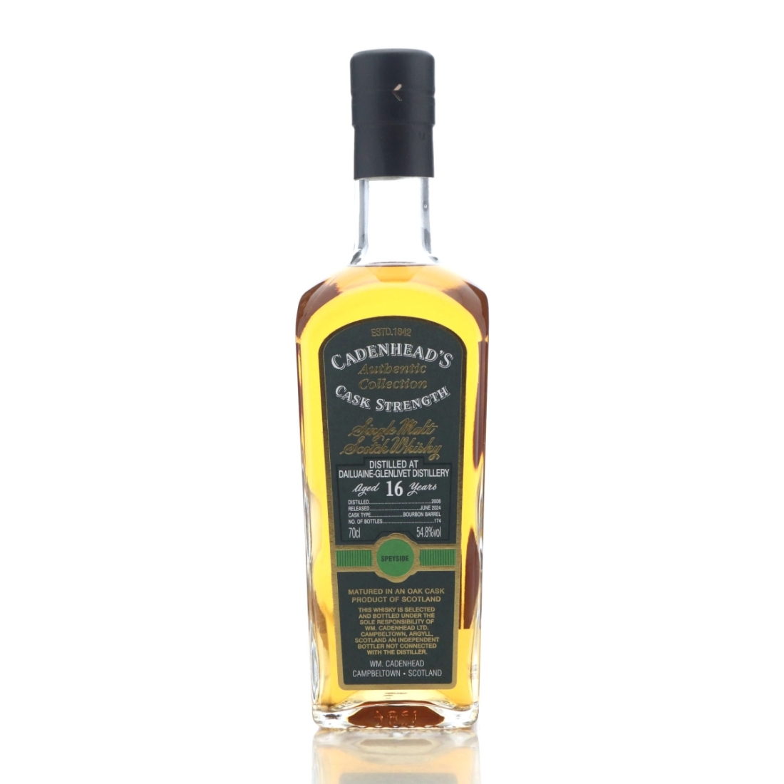 Dailuaine 2008 Cadenhead's 16 Year Old