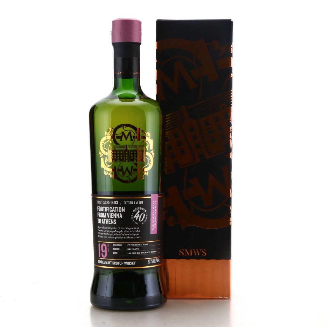 Glen Garioch 2003 SMWS 19 Year Old 19.83 / 40th Anniversary - The Ben Charity Lot