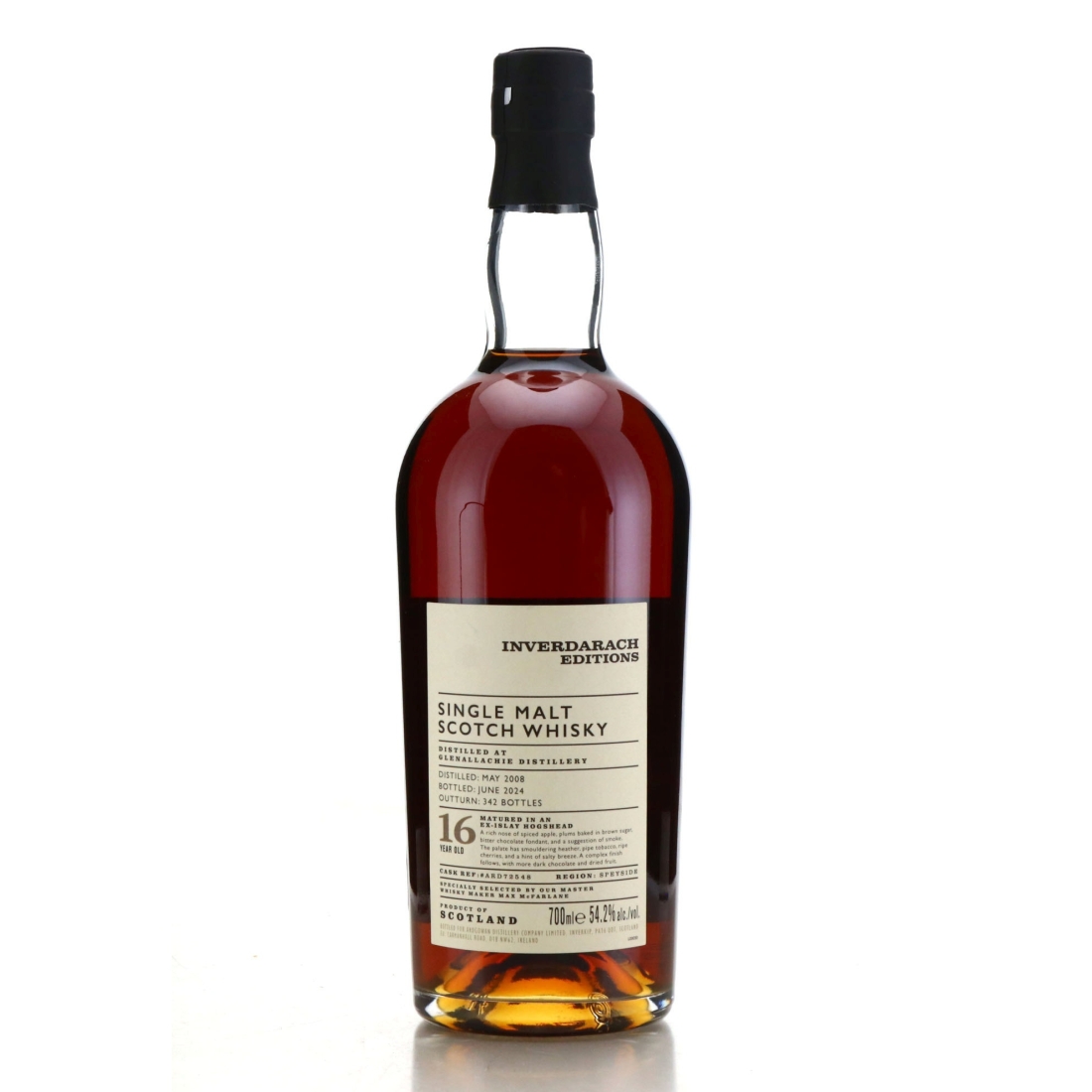 Glenallachie 2008 Inverdarach Editions 16 Year Old / The Ben Charity Lot