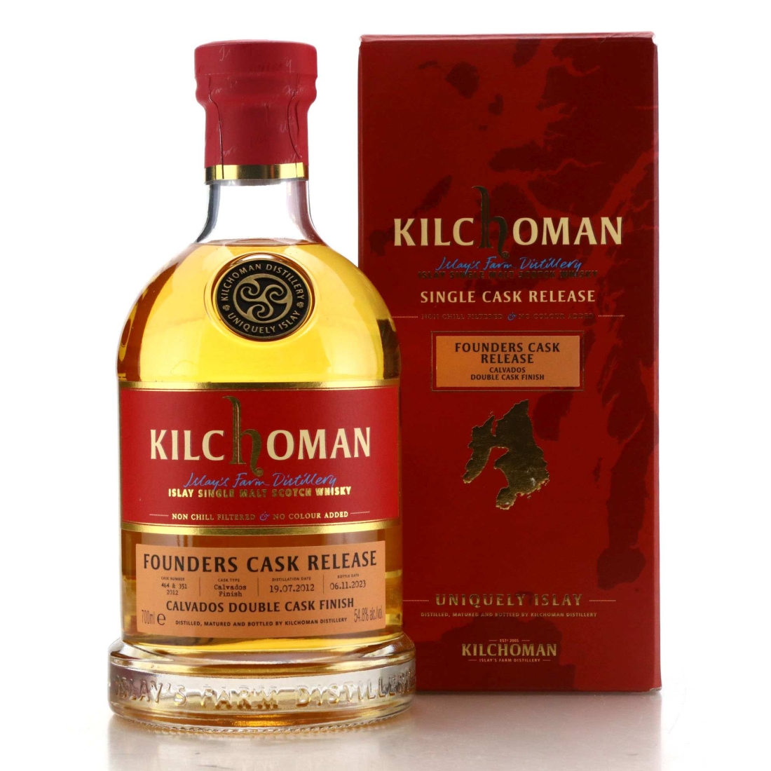Kilchoman 2012 Calvados Cask Finish / Founders Cask Release