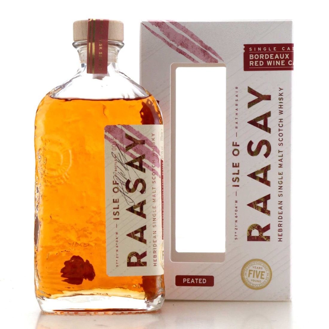 Raasay 2018 Peated Single Red Wine Cask #727 / The Ben Charity Lot