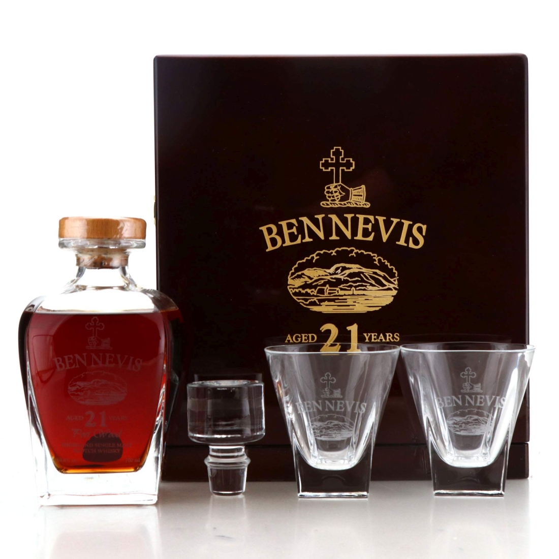 Ben Nevis 1990 Ruby Port Cask 21 Year Old Decanter / The Ben Charity Lot