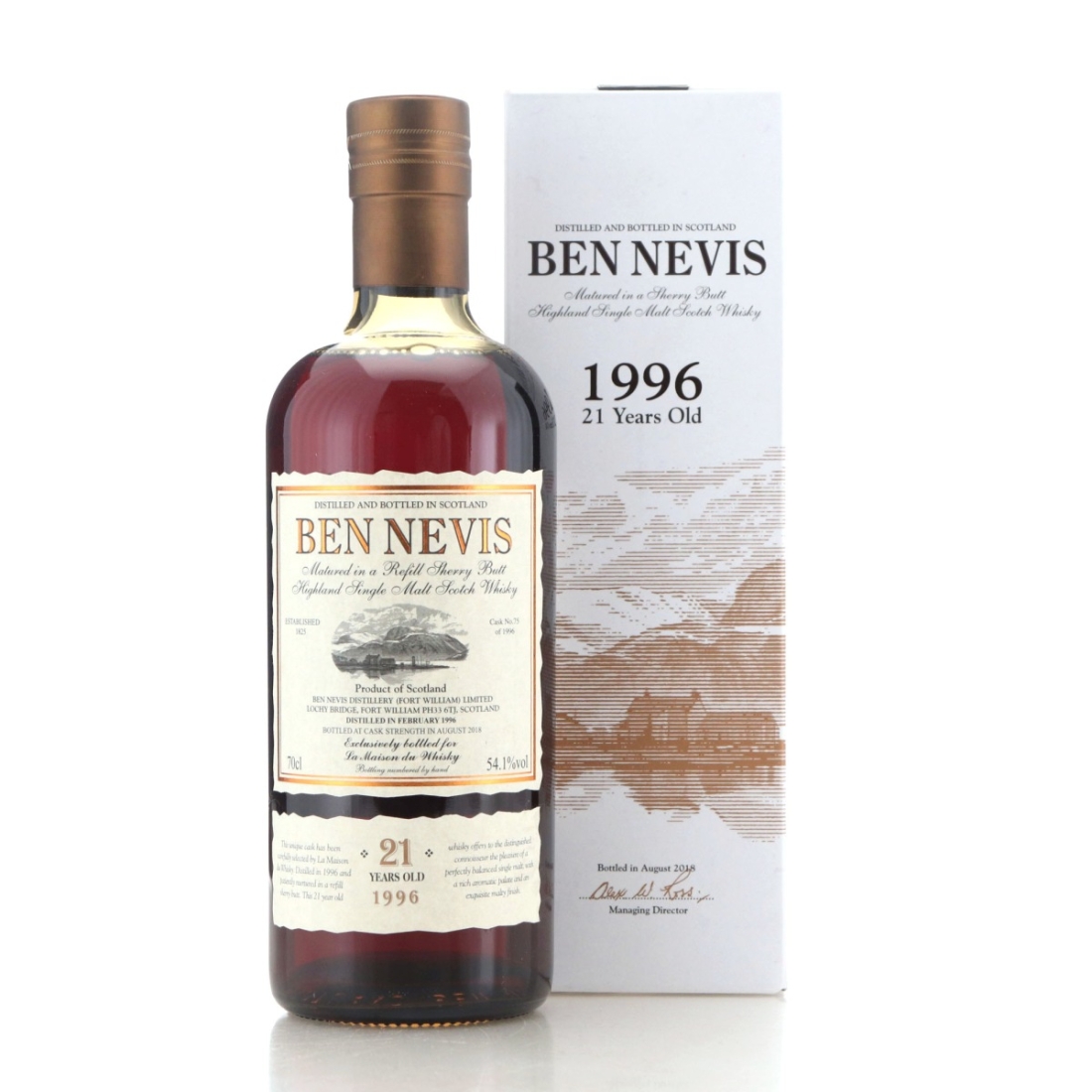 Ben Nevis 1996 Single Cask 21 Year Old / LMDW