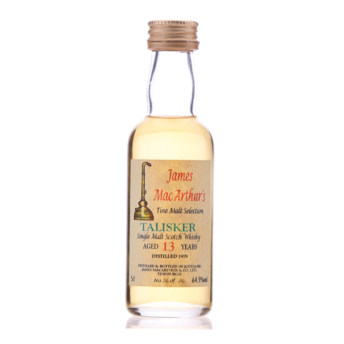 Talisker 1979 James MacArthur Fine Malt 13 Years Miniature