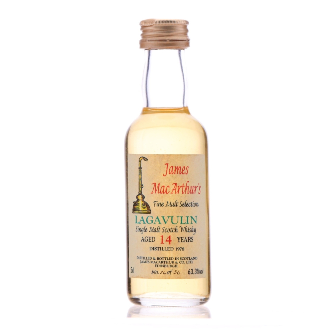 Lagavulin 1978 James MacArthur Fine Malt 14 Years Miniature