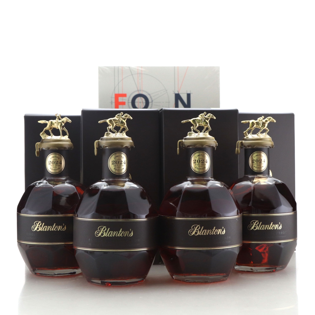 Blanton's Single Barrel dumped 2024 Limited Edition 4 x 70cl / includes Book: LMDW Creations 2025