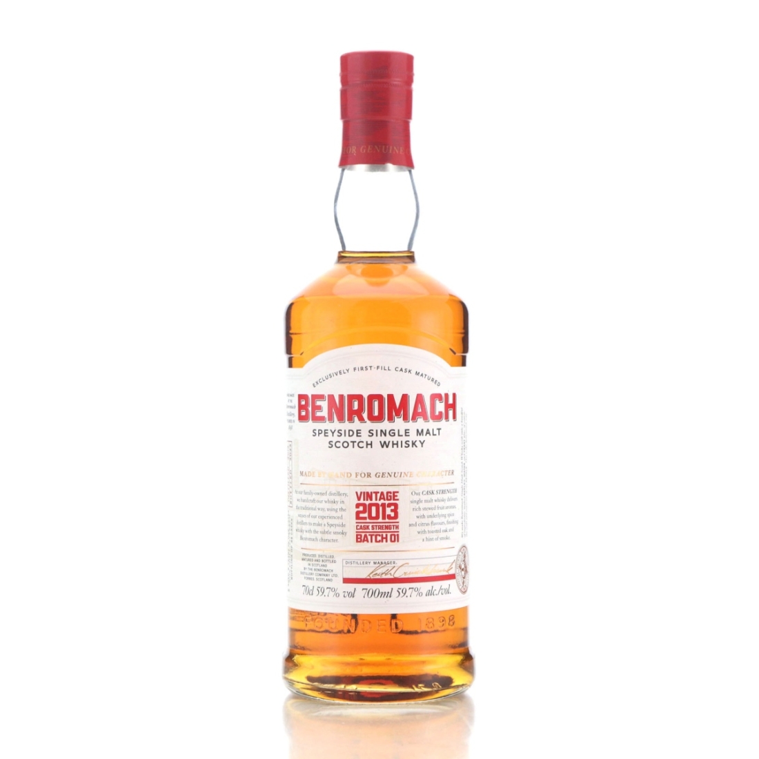 Benromach 2013 Cask Strength 9 Year Old Batch #1