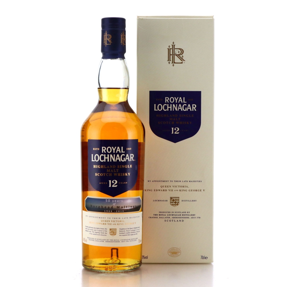 Royal Lochnagar 12 Year Old / Burghead Maltings Anniversary