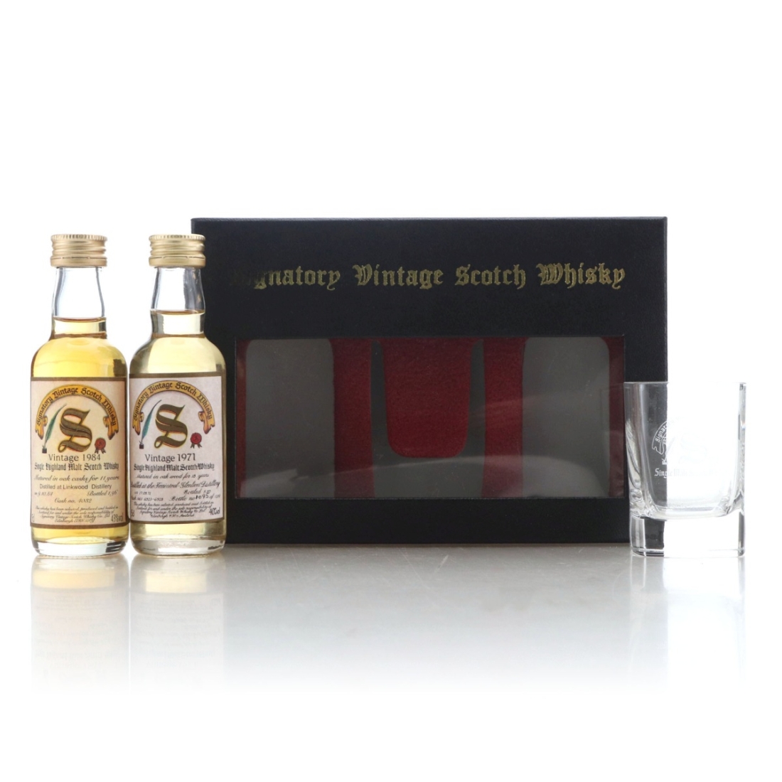 Signatory Vintage Speyside Miniature Gift Set / Linkwood & Tomintoul