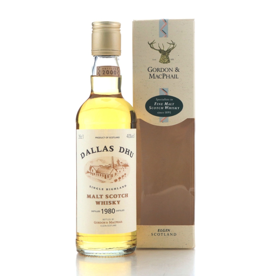 Dallas Dhu 1980 Gordon and MacPhail bottled 2000 35cl