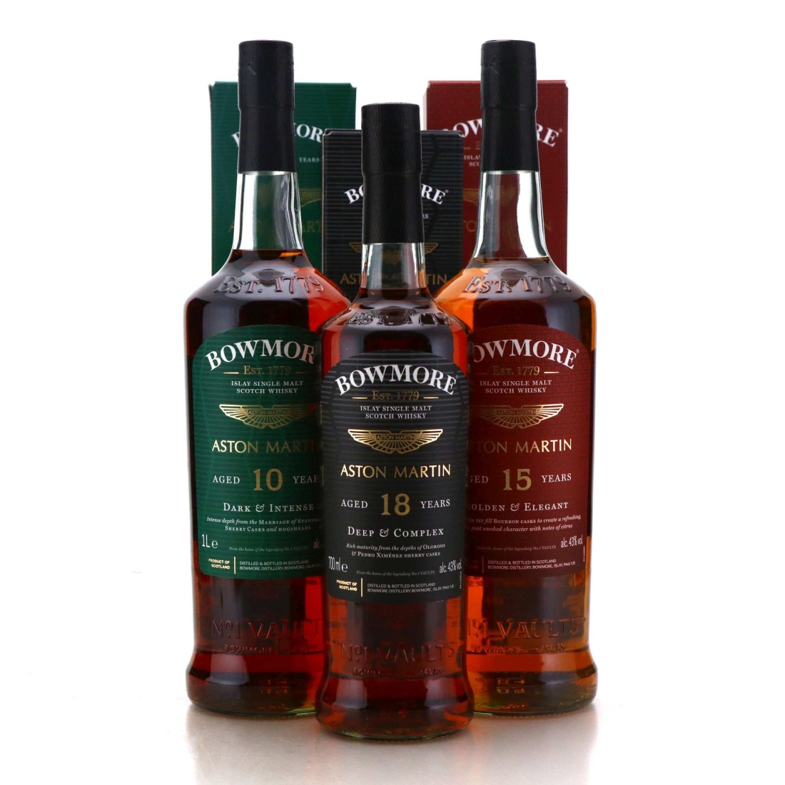 Bowmore Aston Martin Editions 7-9