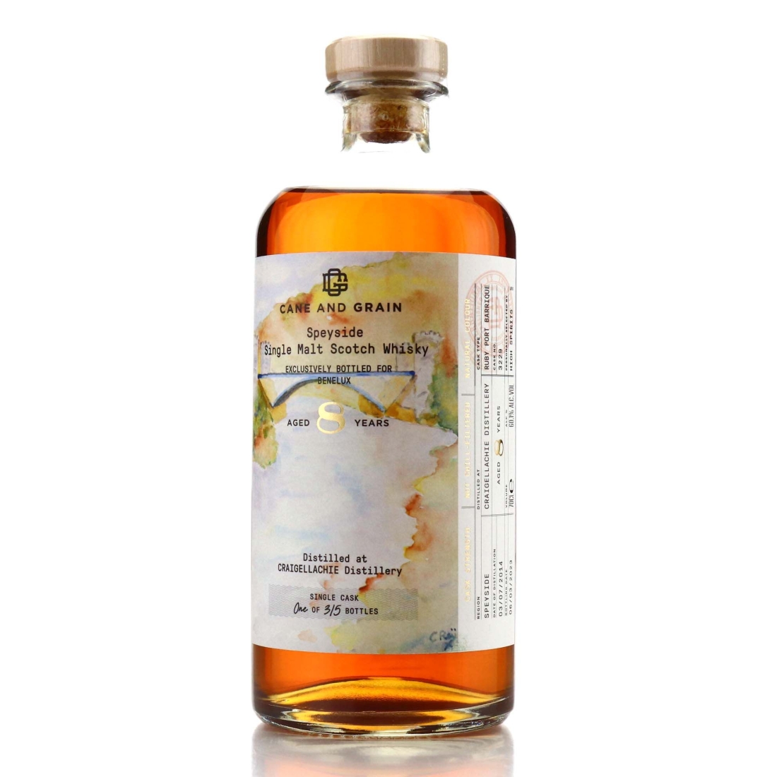 Craigellachie 2014 Cane and Grain 8 Year Old / Benelux
