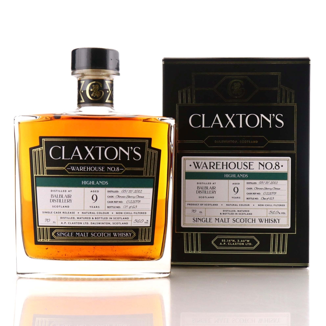 Balblair 2012 Claxton`s 9 Year Old