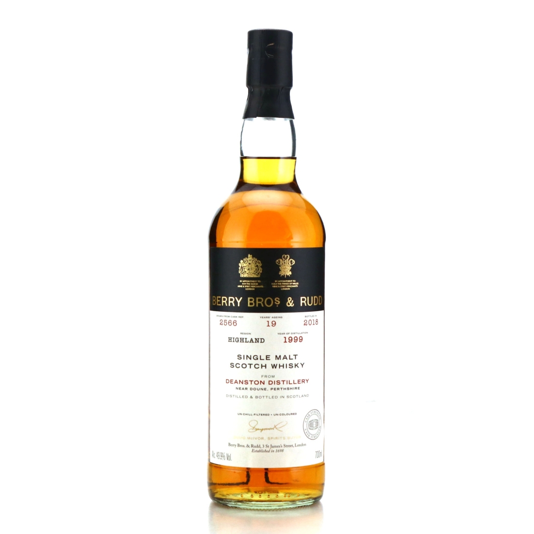 Deanston 1999 Berry Brothers and Rudd 19 Year Old
