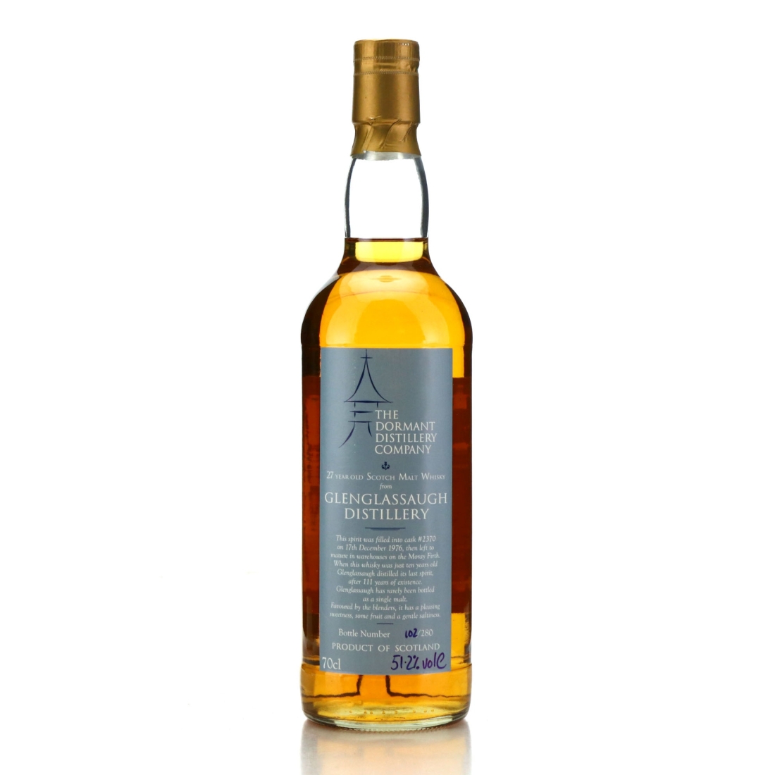 Glenglassaugh 1976 Dormant Distillery Company 27 Year Old #2370
