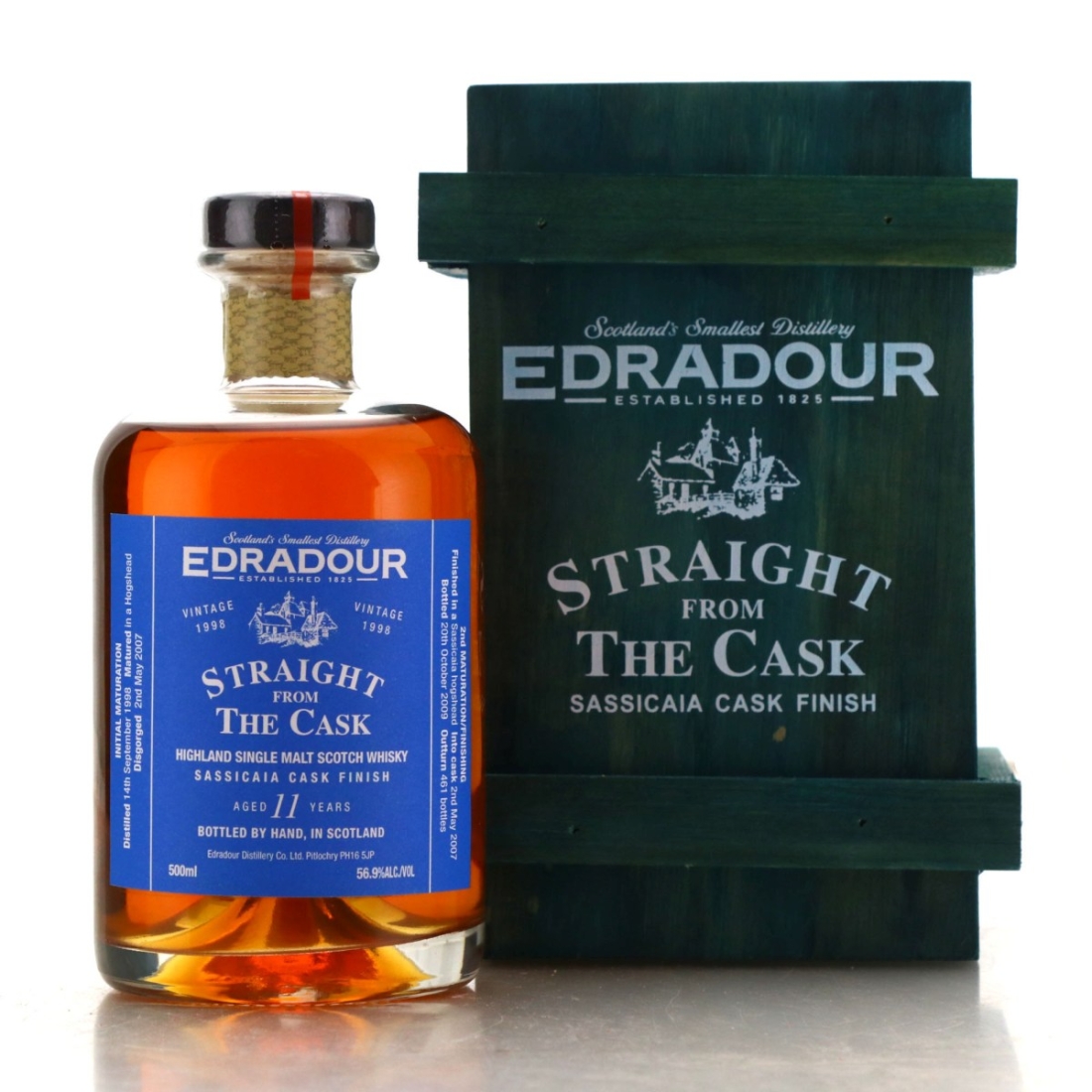 Edradour 1998 Straight from the Cask 11 Year Old Sassicaia Finish 50cl
