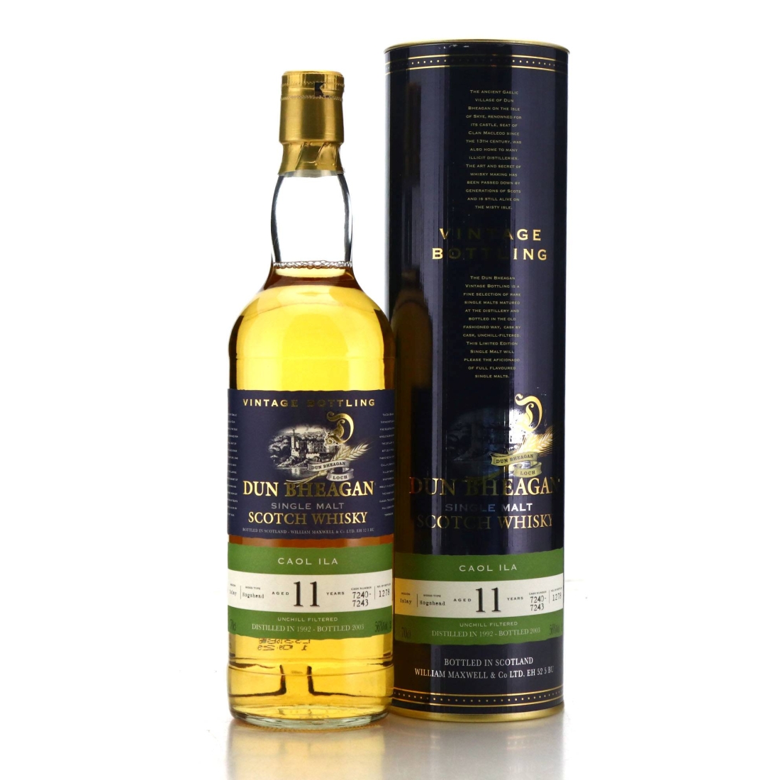 Caol Ila 1992 Dun Bheagan 11 Year Old