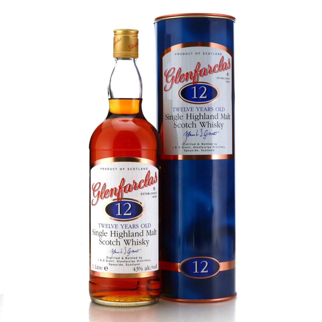 Glenfarclas 12 Year Old 1 Litre 2000s