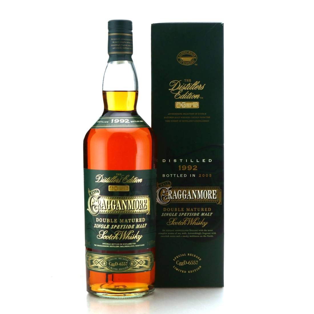 Cragganmore 1992 Distillers Edition CggD-6557 1 Litre