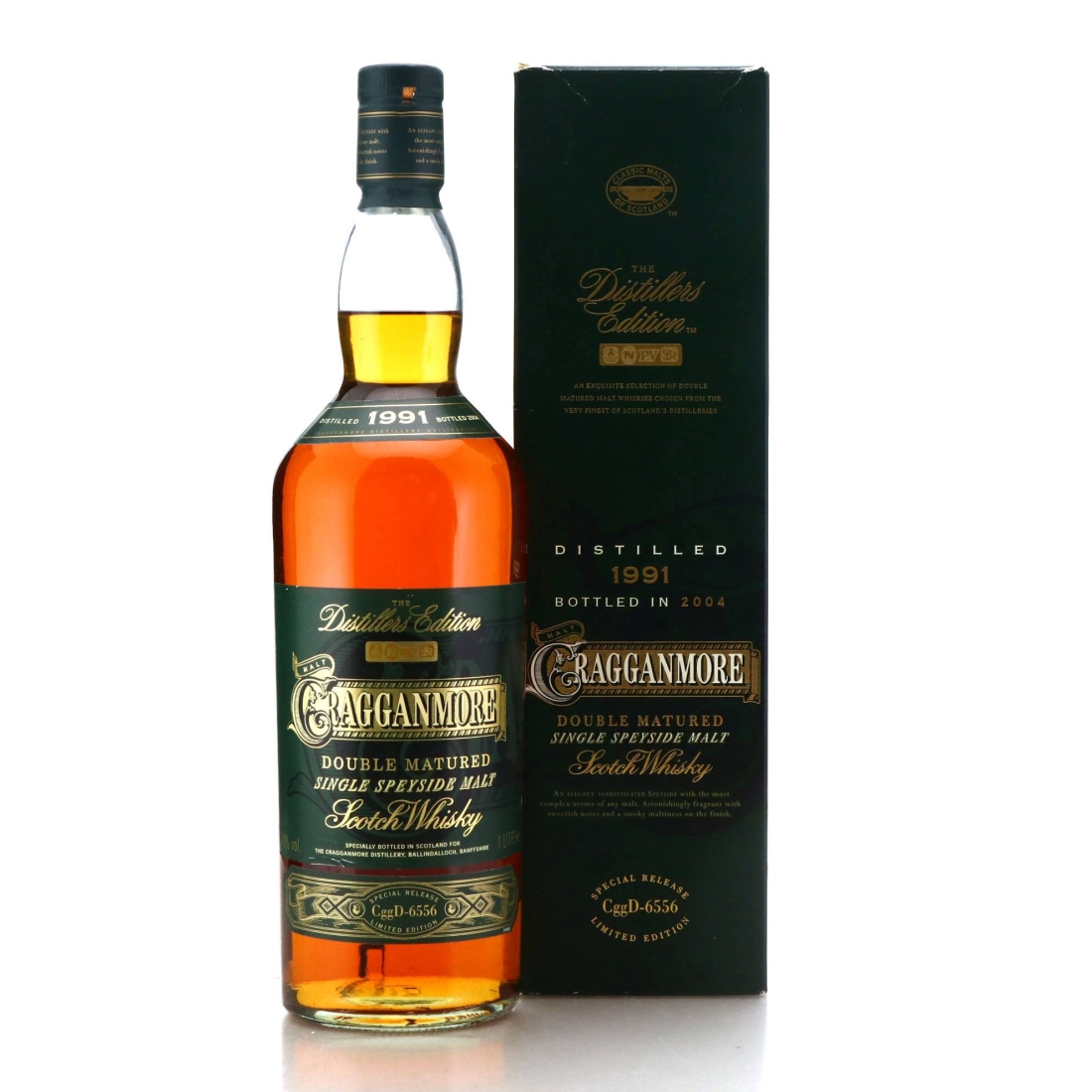 Cragganmore 1991 Distillers Edition CggD-6556 1 Litre
