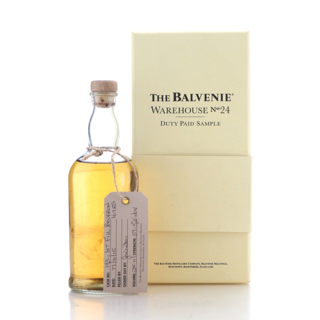 Balvenie 16 Year Old Single Bourbon Cask #193 20cl / Warehouse No.24 Sample