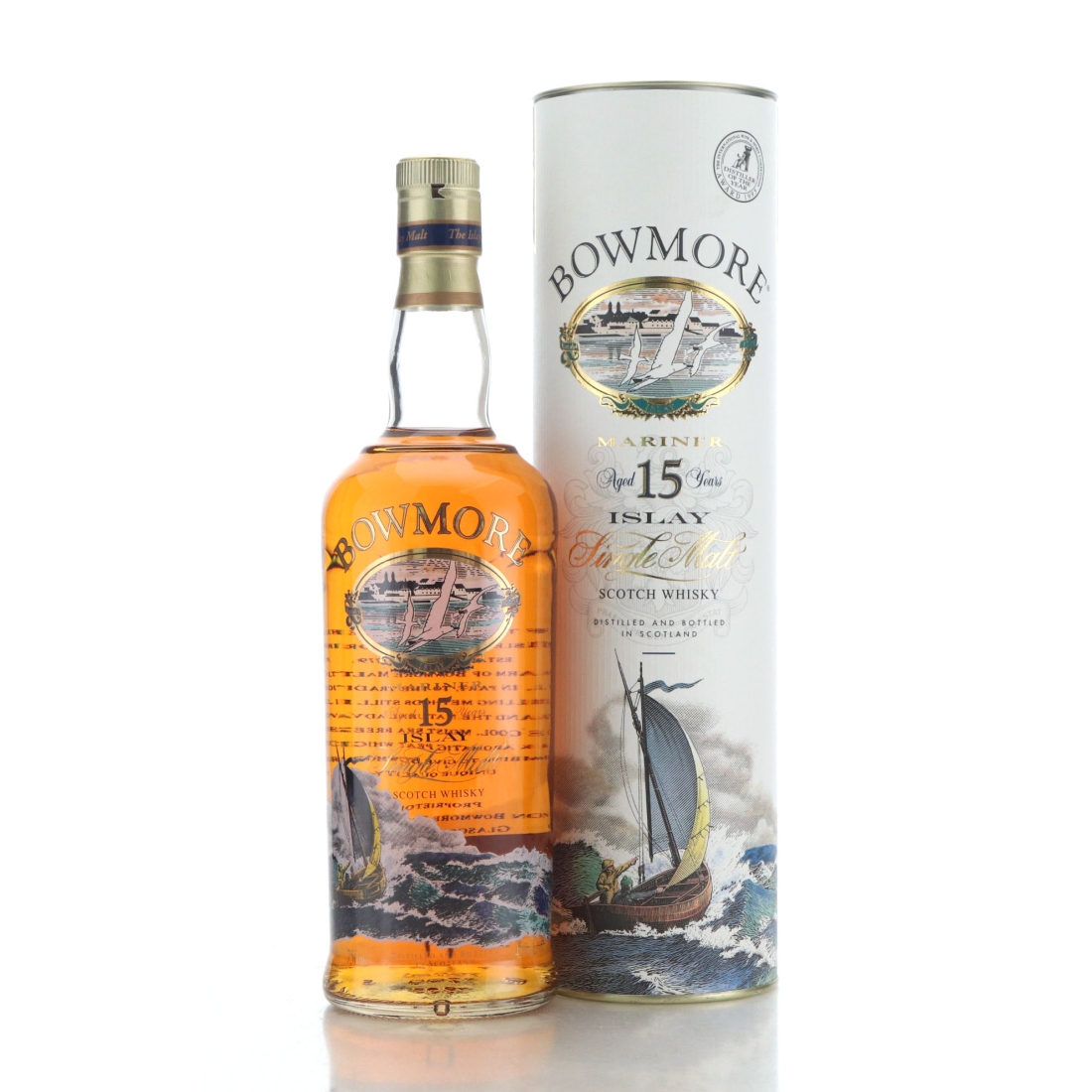 Bowmore 15 Year Old Mariner Screen Print 75cl 1990s
