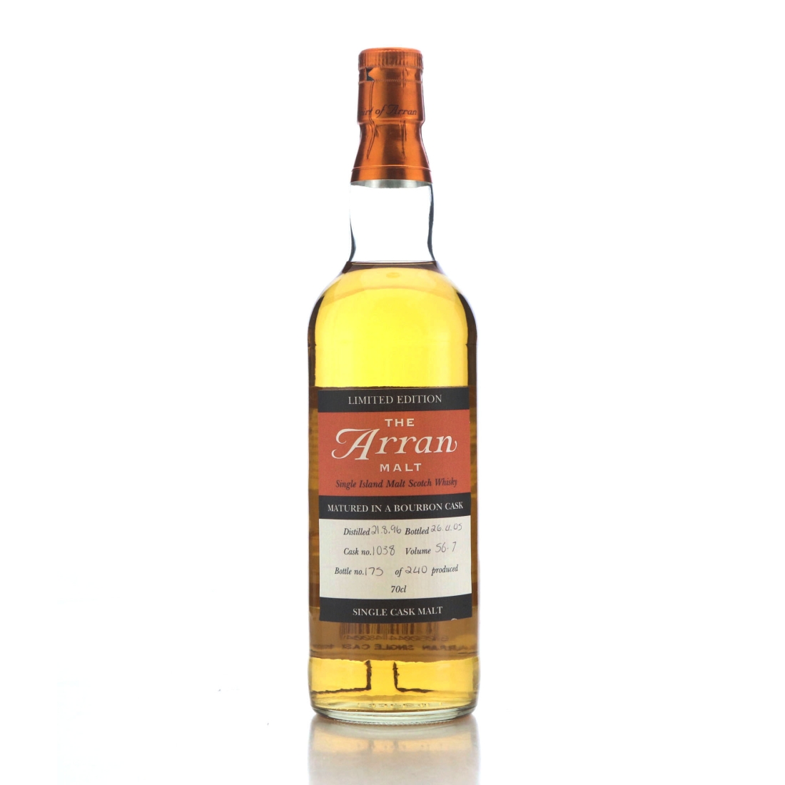 Arran 1996 Single Bourbon Cask #1038