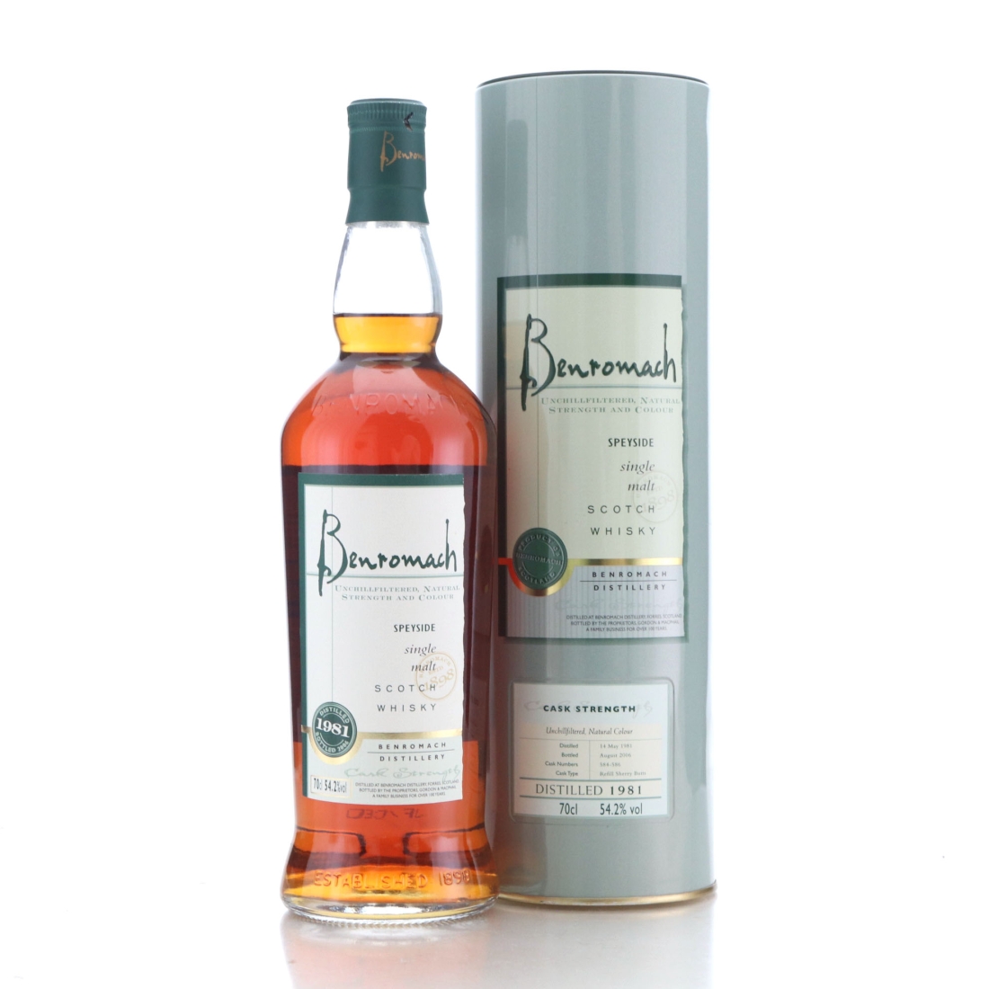 Benromach 1981 Cask Strength / 54.2%