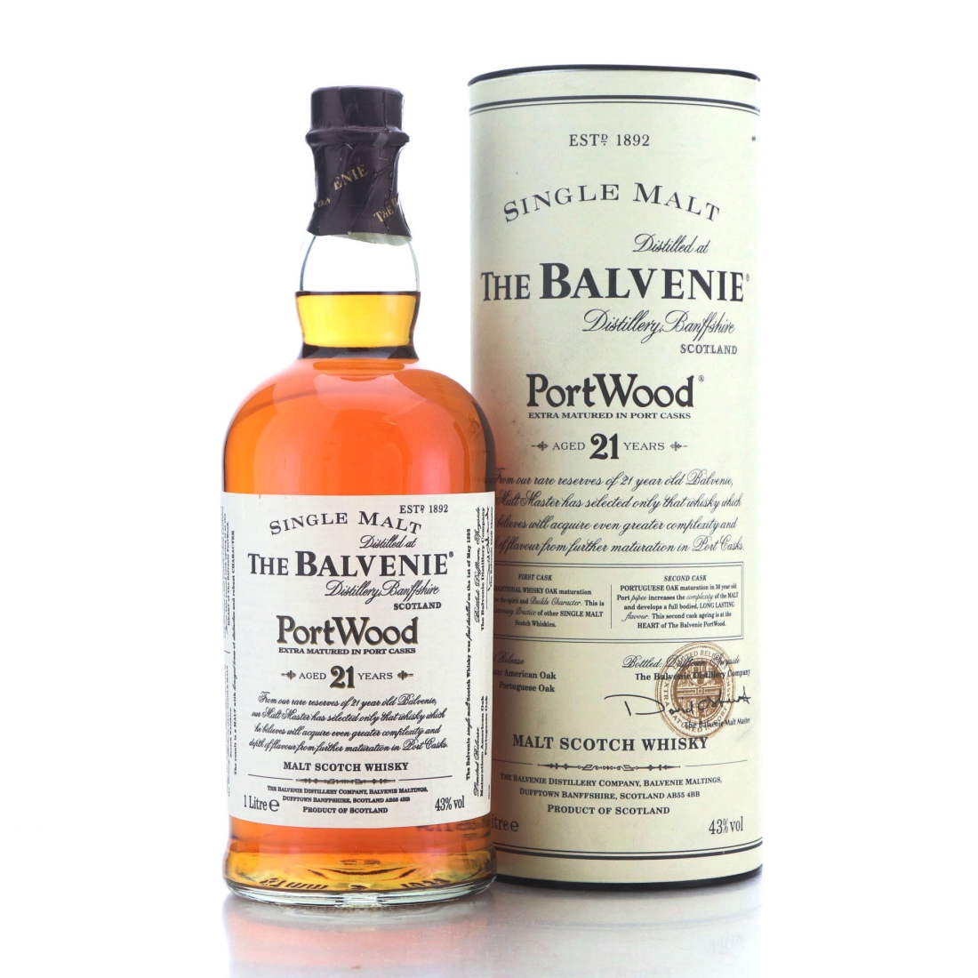Balvenie 21 Year Old Port Wood 1 Litre