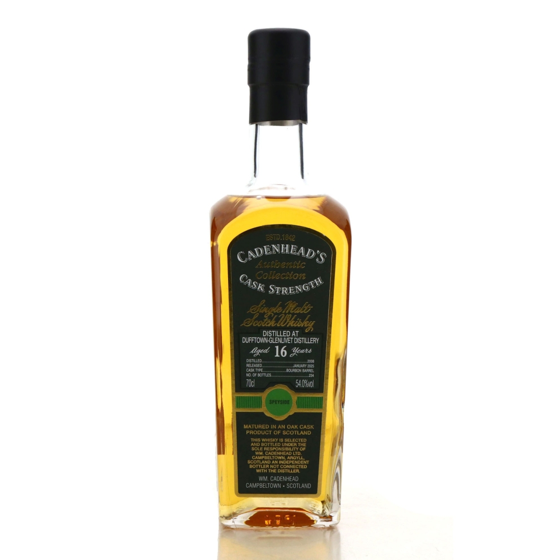 Dufftown 2008 Cadenhead's 16 Year Old