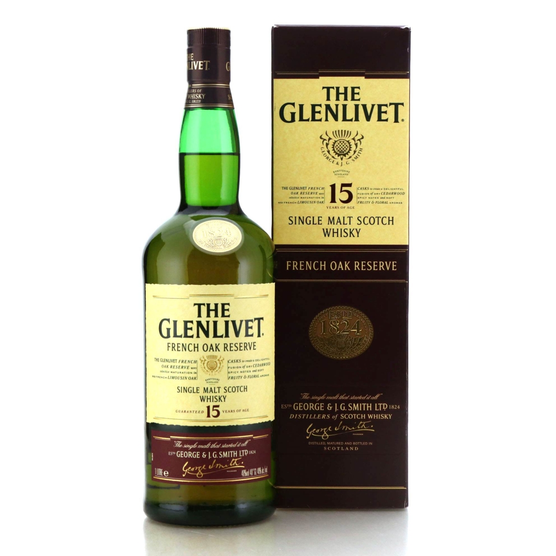 Glenlivet 15 Year Old French Oak Reserve pre-2011 1 Litre