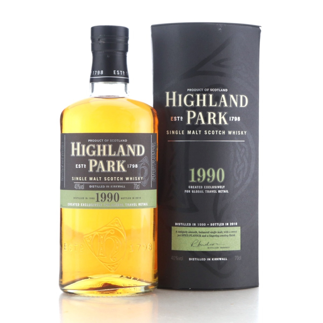 Highland Park 1990 Global Travel Retail