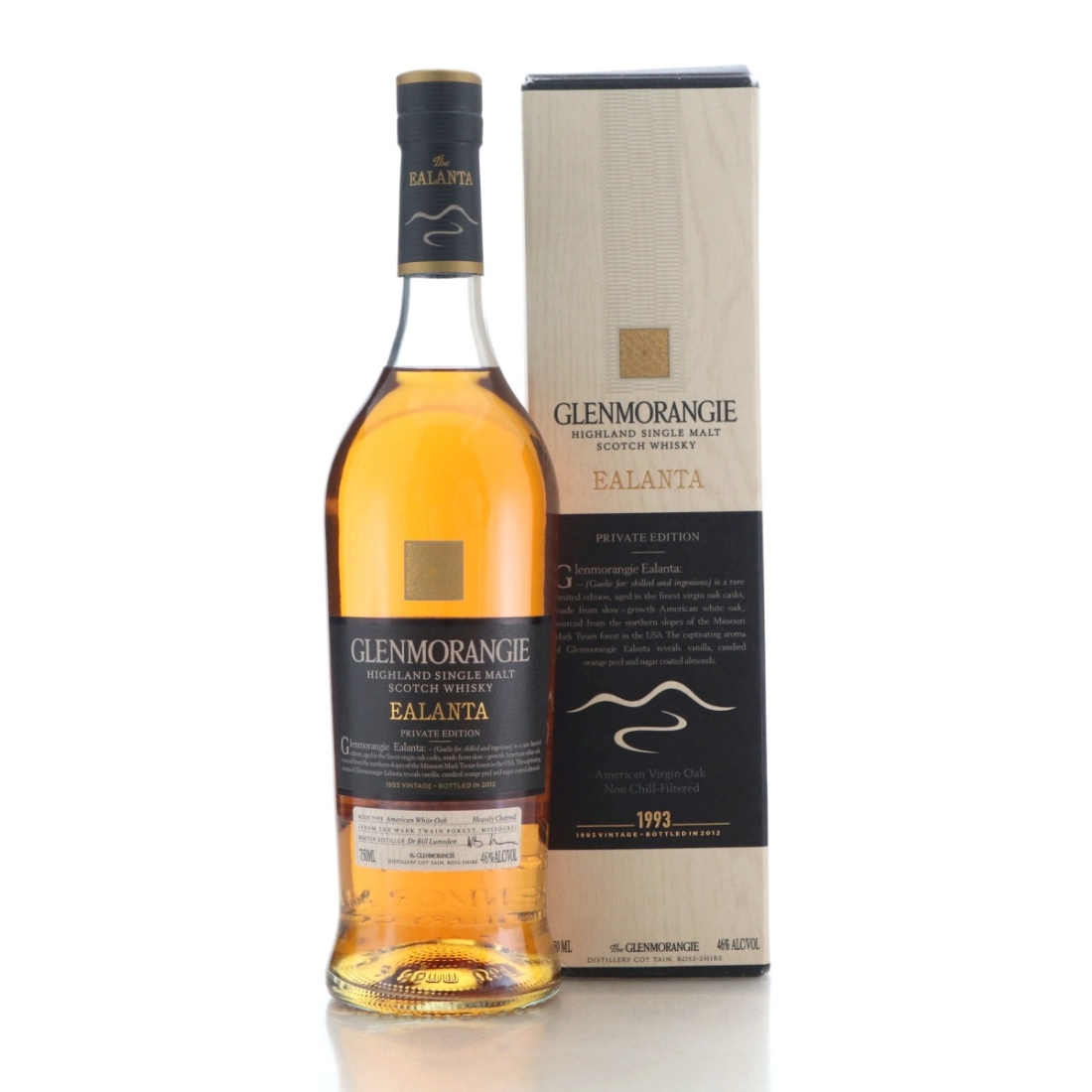 Glenmorangie 1993 Ealanta 75cl / US Import