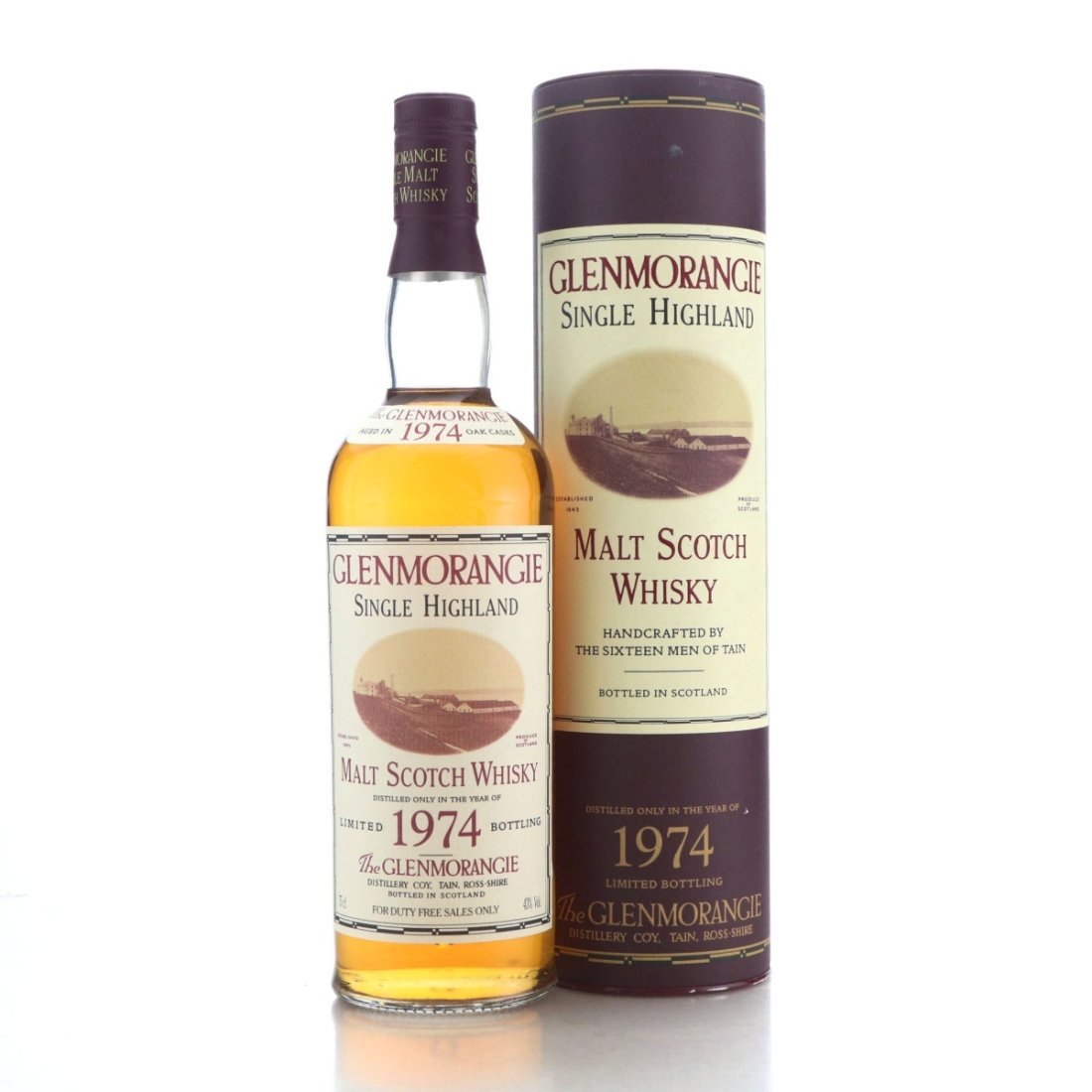 Glenmorangie 1974 bottled 1995 75cl