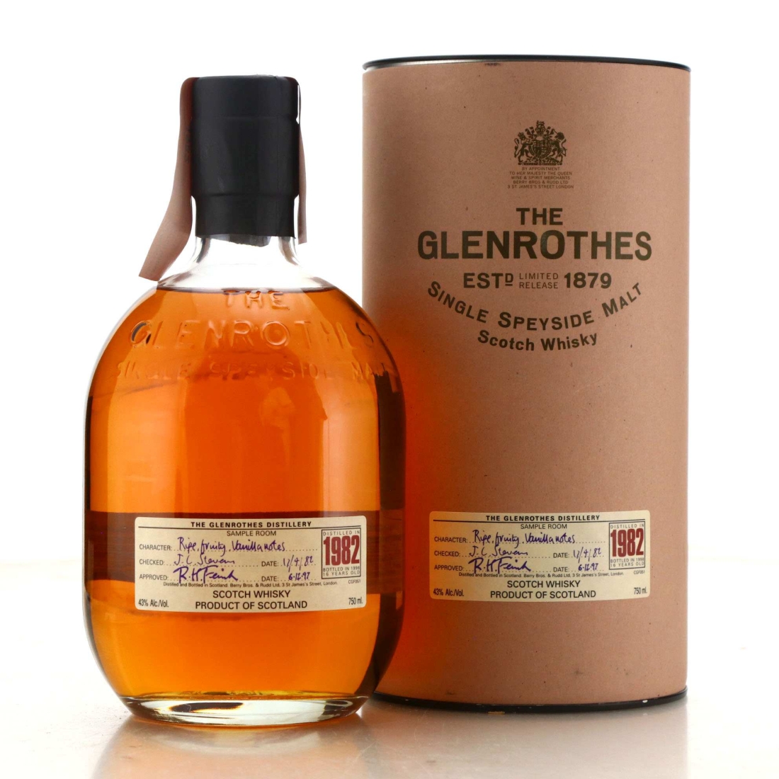 Glenrothes 1982 Vintage 16 Year Old 75cl / US Import