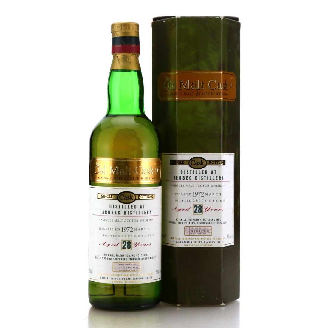 Ardbeg 1972 Douglas Laing 28 Year Old Cask Strength bottled 2000