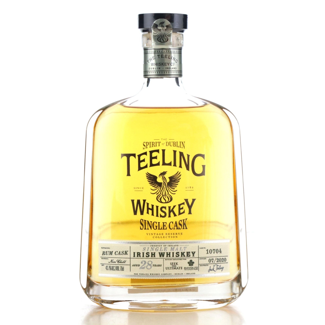 Teeling Whiskey 28 Year Old Single Rum Cask #10704 / Seek the Ultimate Rudder Ltd