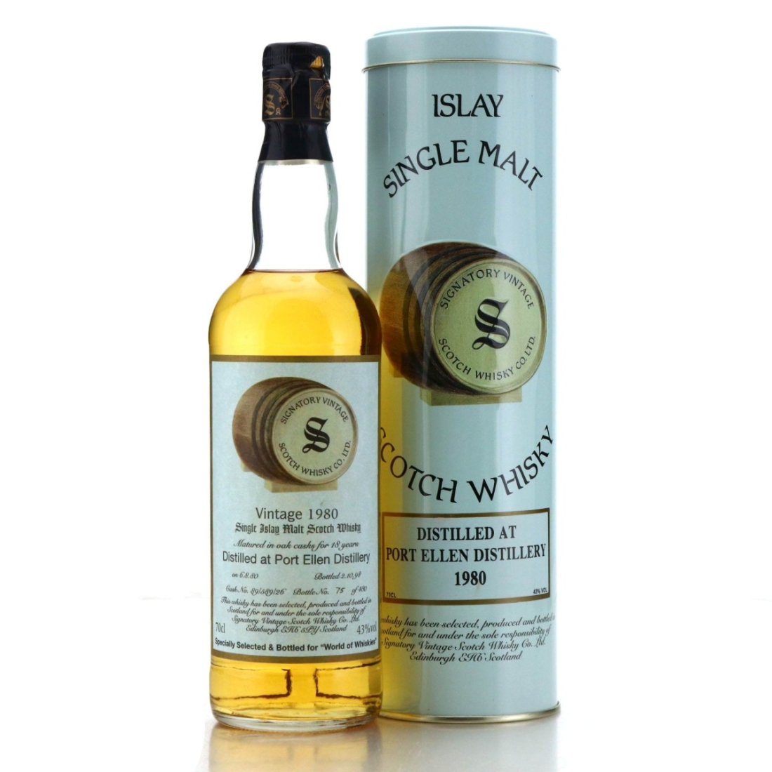 Port Ellen 1980 Signatory Vintage 18 Year Old