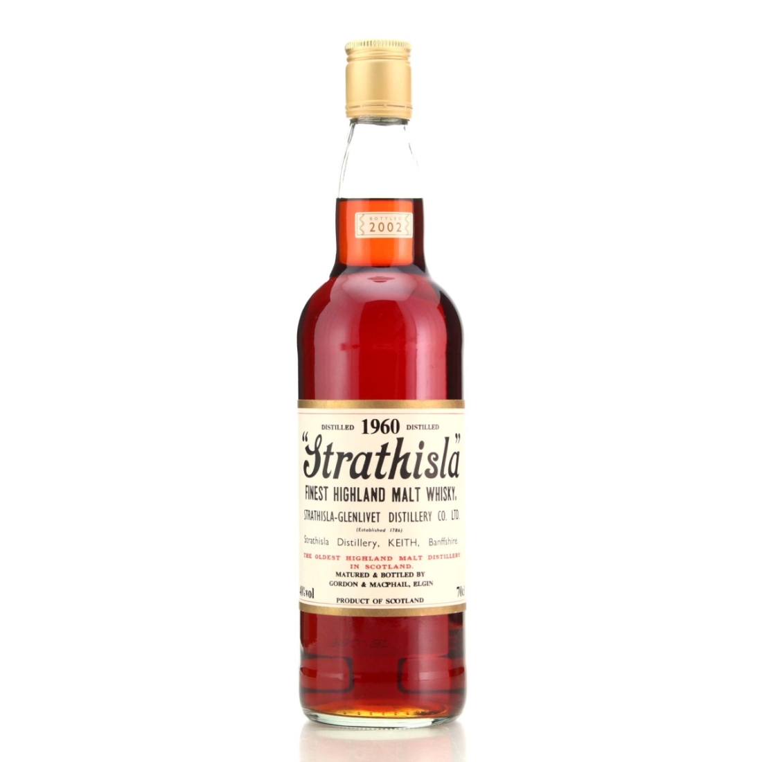Strathisla 1960 Gordon and MacPhail bottled 2002