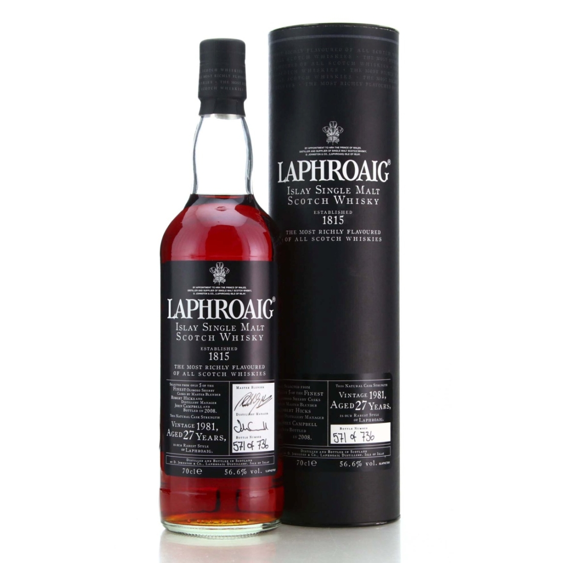 *HOLD*Laphroaig 1981 Sherry Casks 27 Year Old