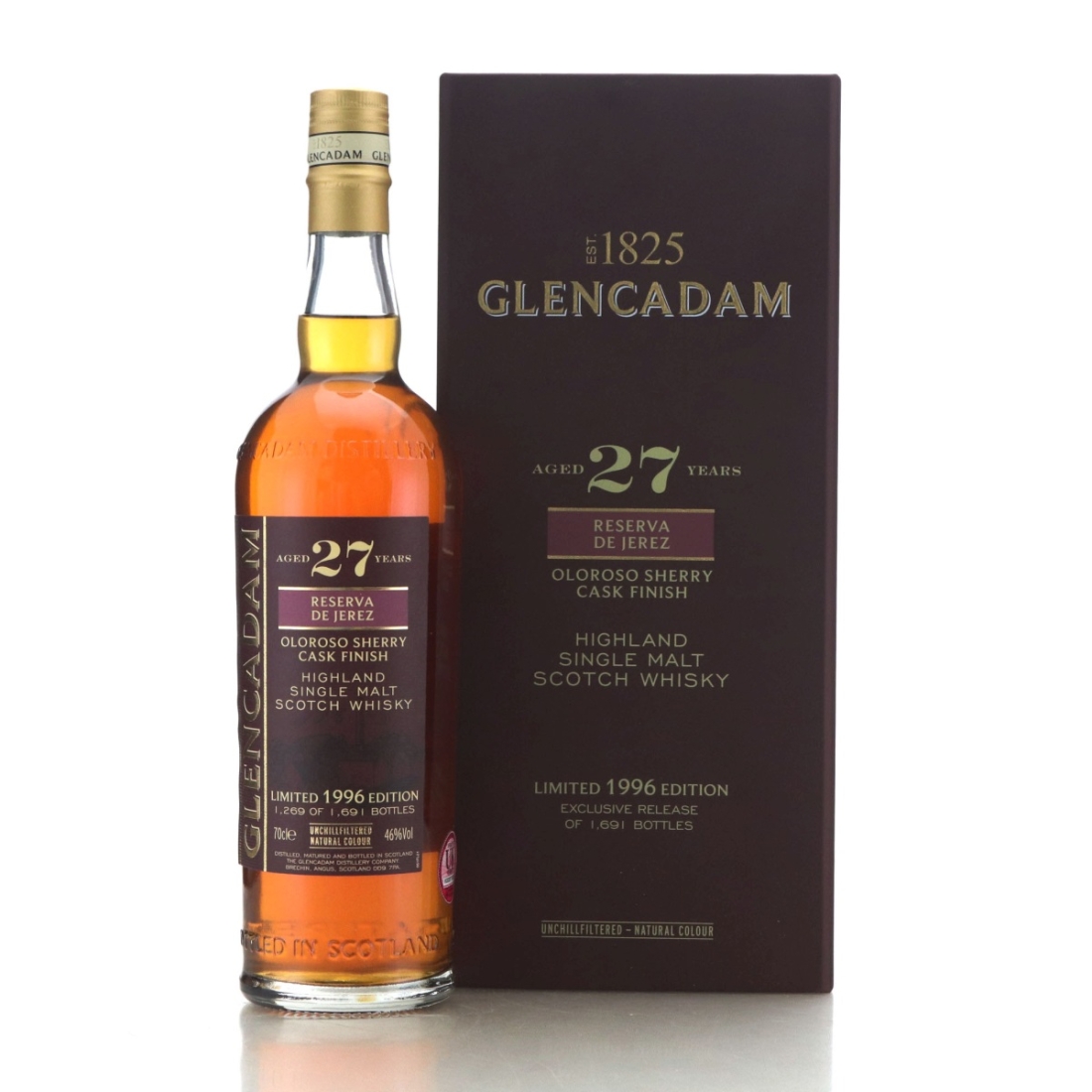 Glencadam 1996 Reserva De Jerez 27 Year Old