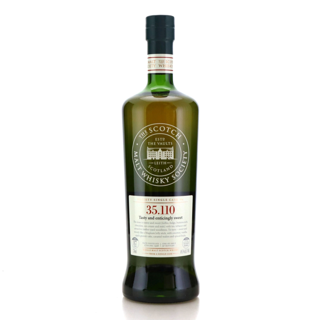 Glen Moray 1996 SMWS 17 Year Old 35.110 75cl / US Import