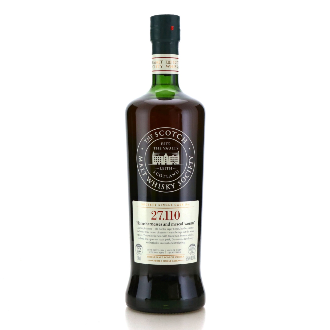 Springbank 1992 SMWS 22 Year Old 27.110 75cl / US Import