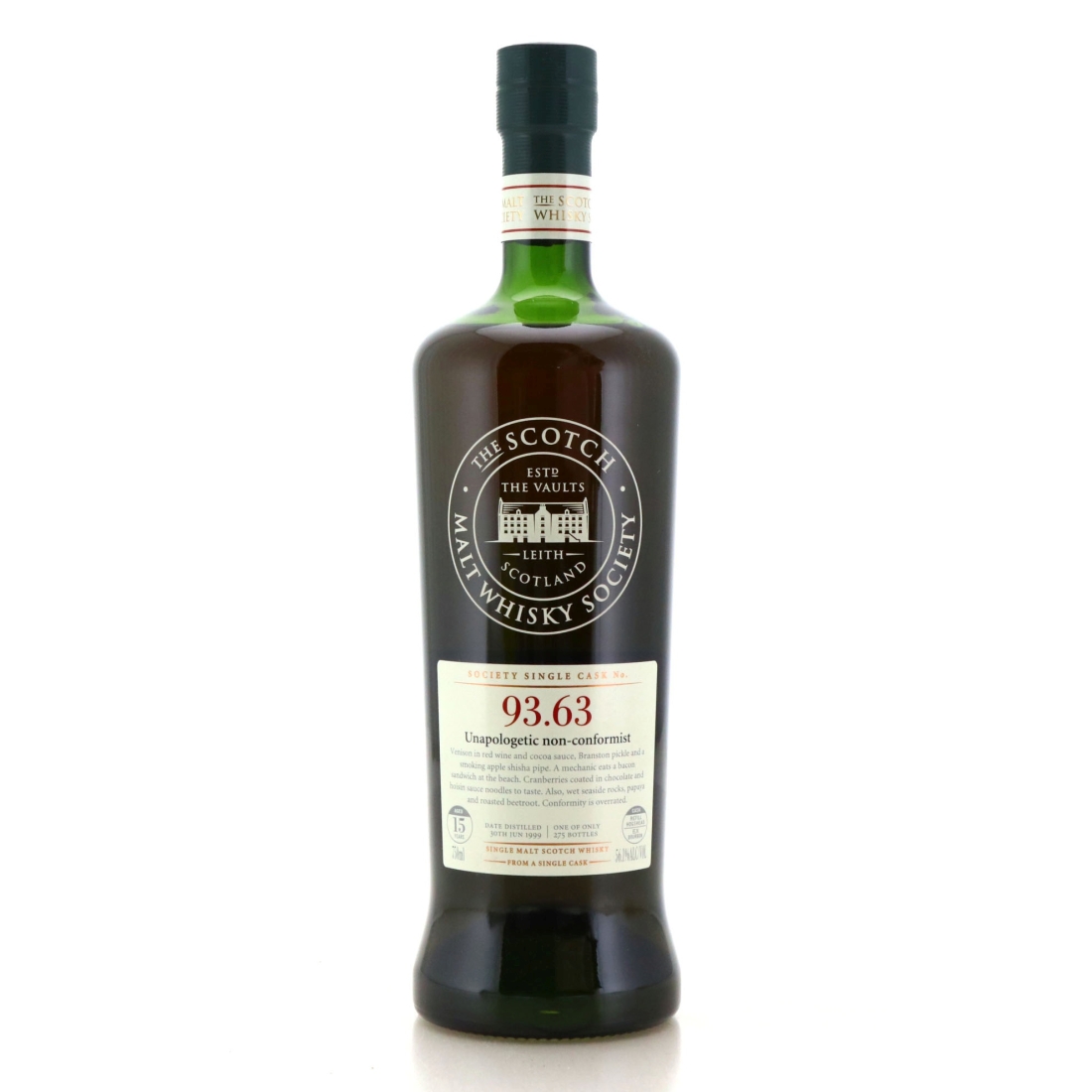 Glen Scotia 1999 SMWS 15 Year Old 93.63 75cl / US Import