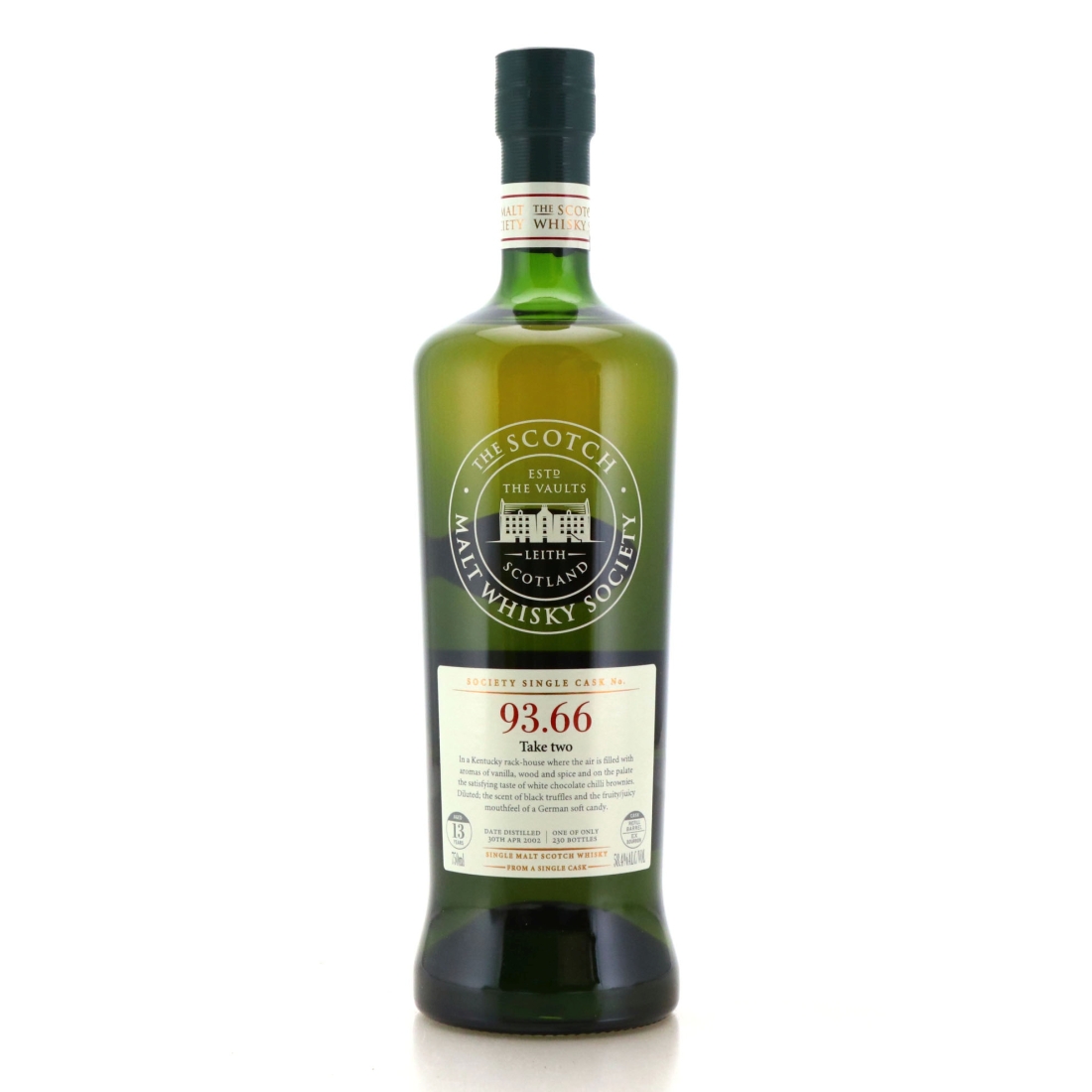 Glen Scotia 2002 SMWS 13 Year Old 93.66 75cl / US Import