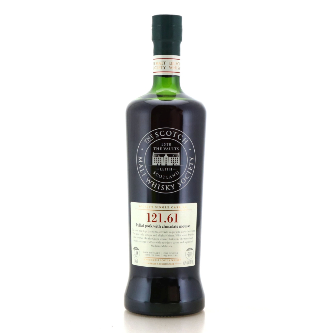 Arran 2002 SMWS 10 Year Old 121.61 75cl / US Import