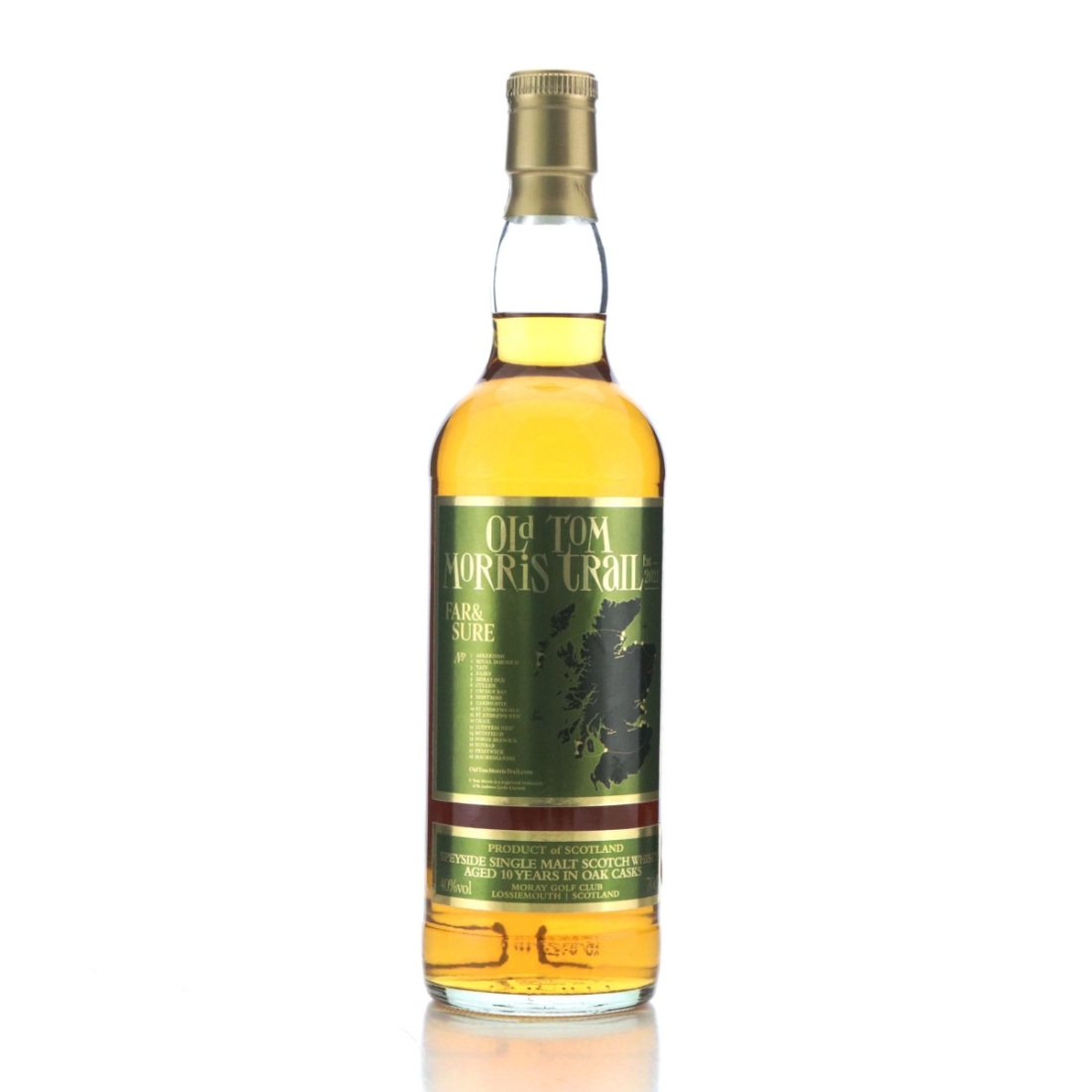 Speyside 10 Year Old Moray Golf Course Single Malt / Old Tom Morris Trail