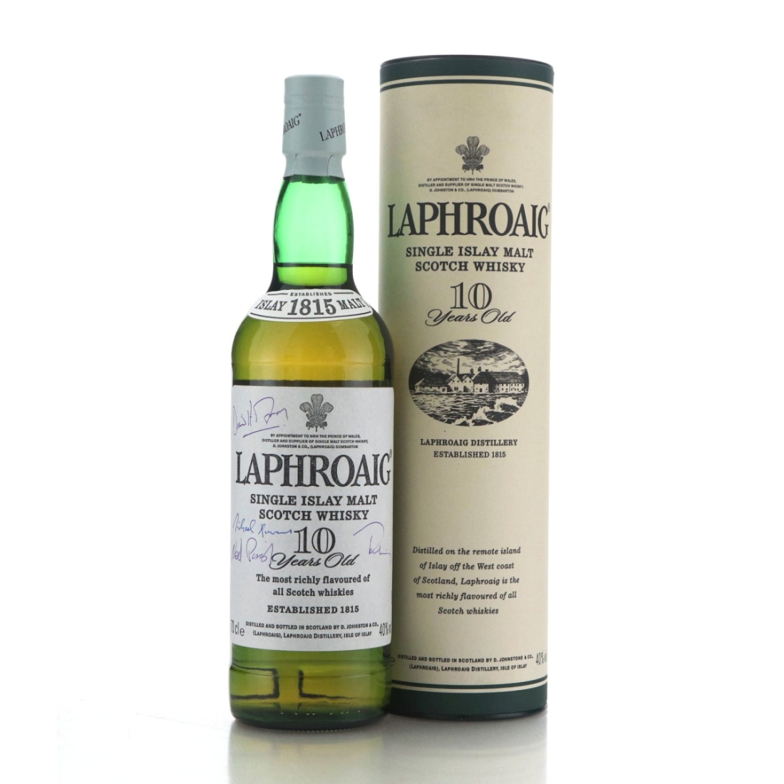 Laphroaig 10 Year Old pre-2013 / Signed