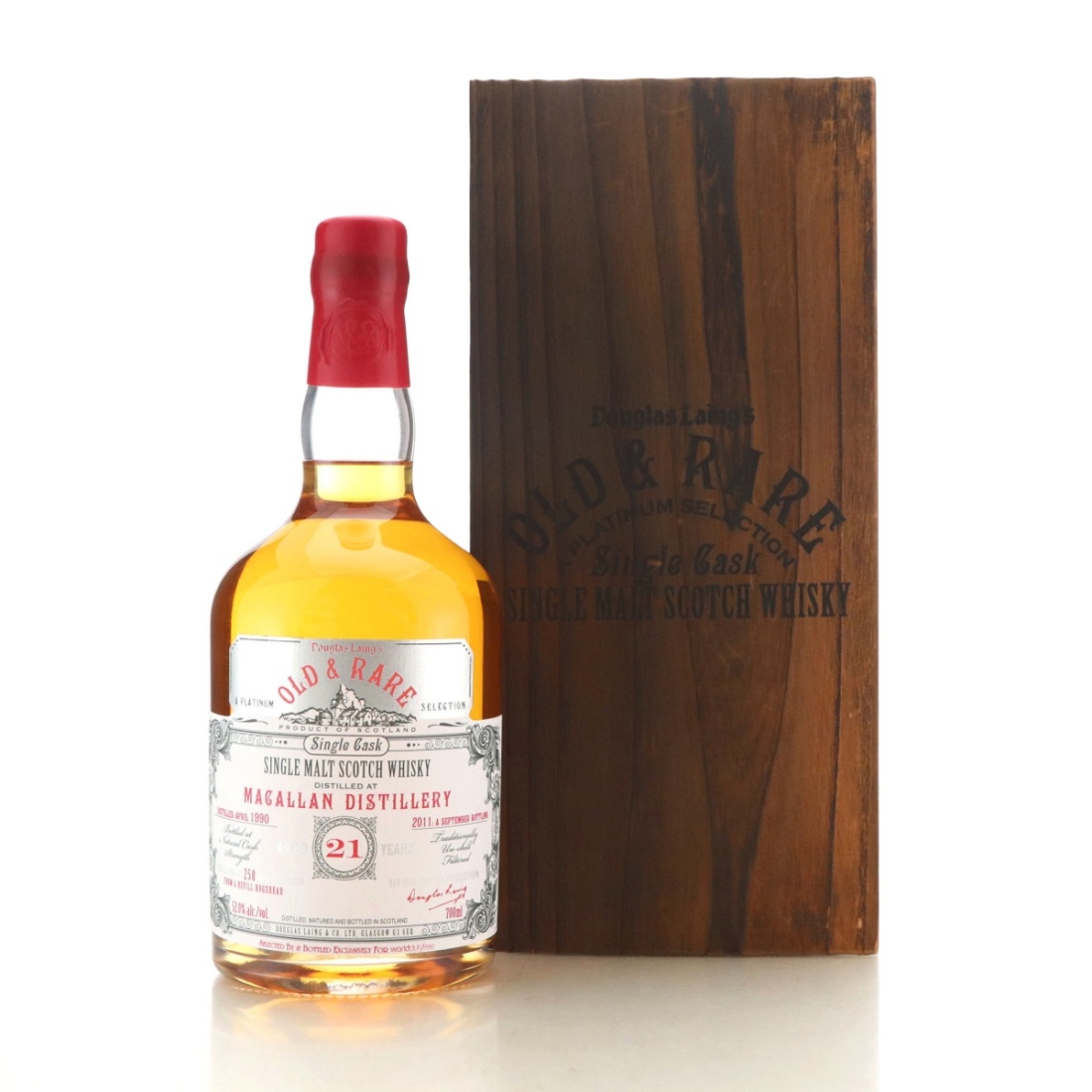 Macallan 1990 Douglas Laing 21 Year Old / Old and Rare